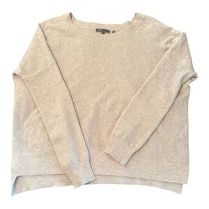 Vince Wool and Angora Blend Sweater, Ivory, Size L